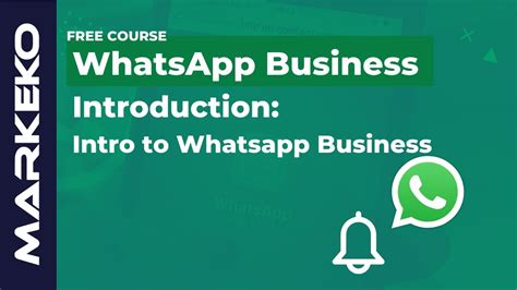 Introduction to WhatsApp Business